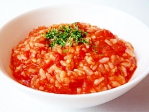 トマト水煮缶で作る　簡単本格トマトリゾット